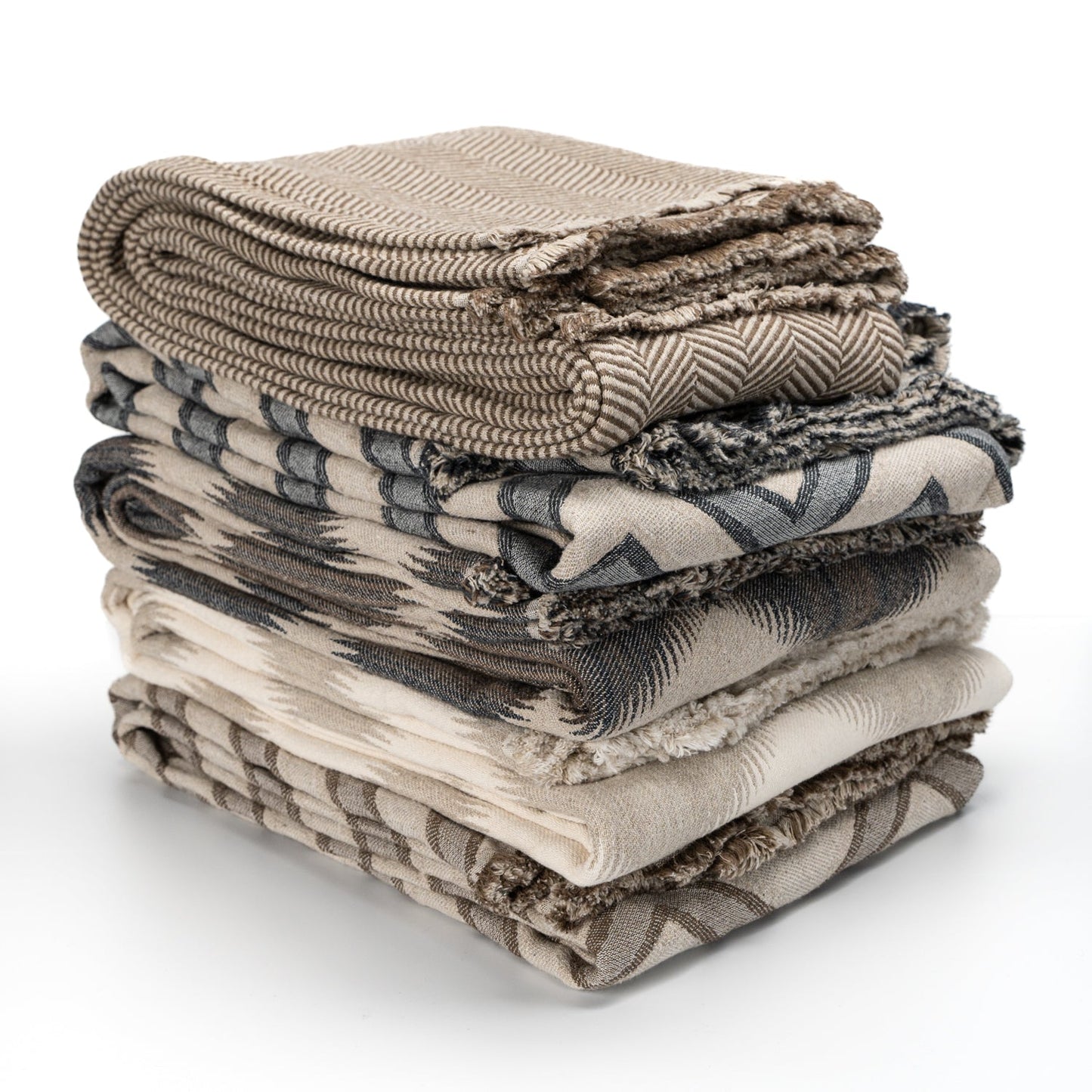 Desert Sand Chevron Throw