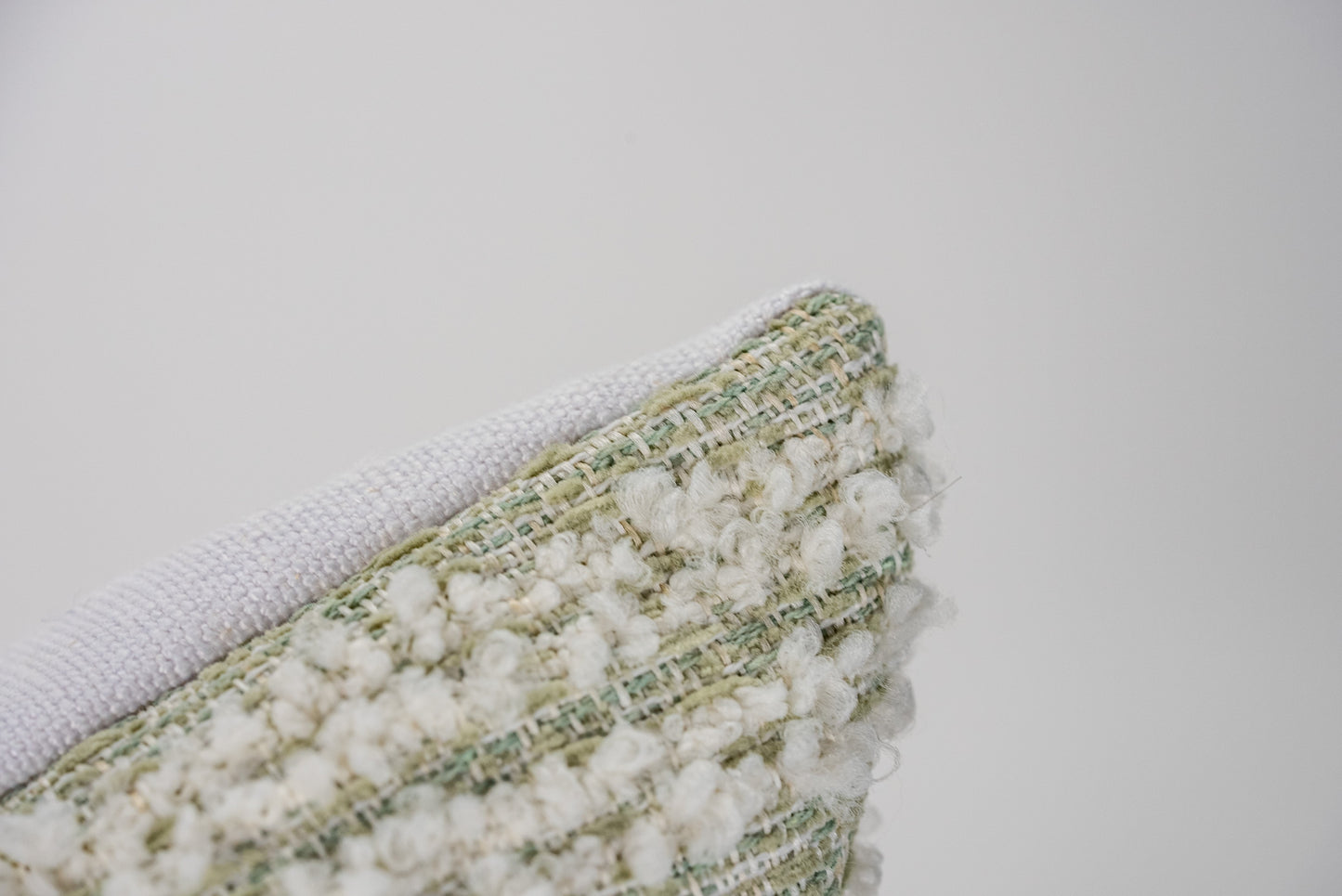 Tammy  Matcha Sage Chenille and Linen Pillow Cover