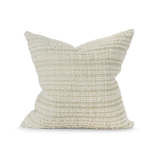 Tammy  Matcha Sage Chenille and Linen Pillow Cover