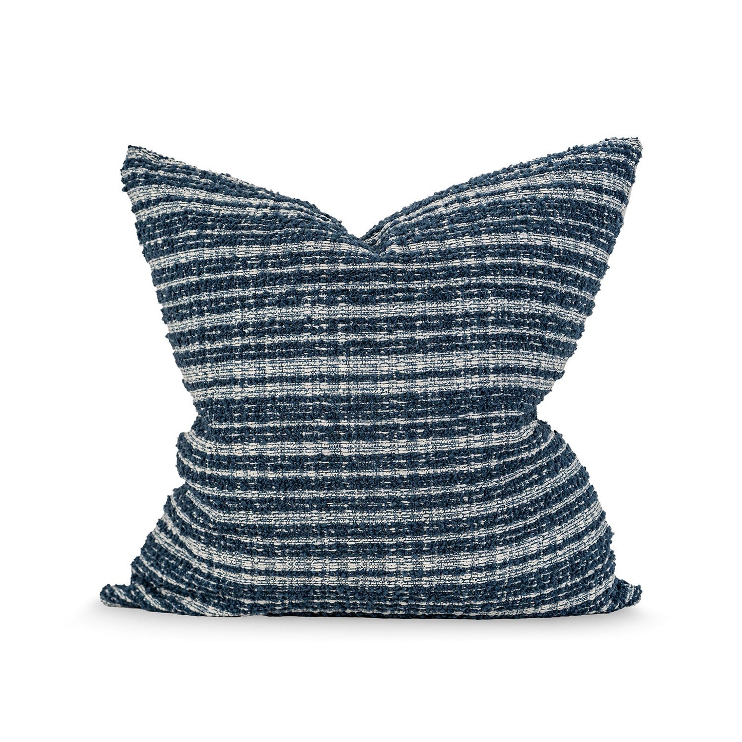 Tammy Slate Chenille Stripe Throw Pillow Cover