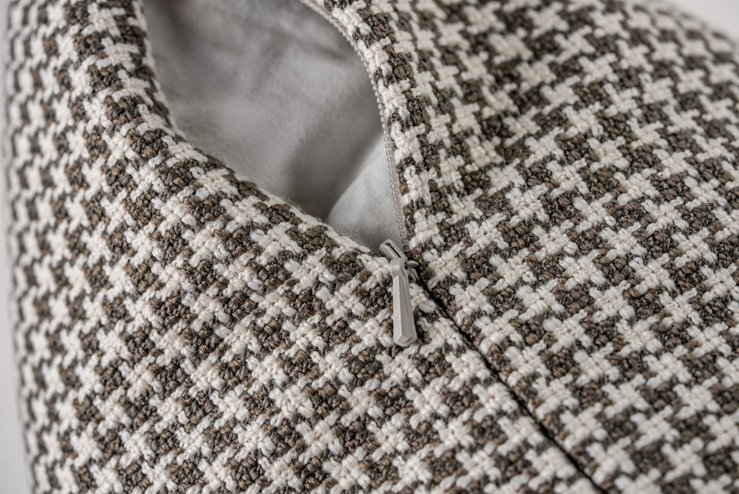 Coco Houndstooth Throw Pillow