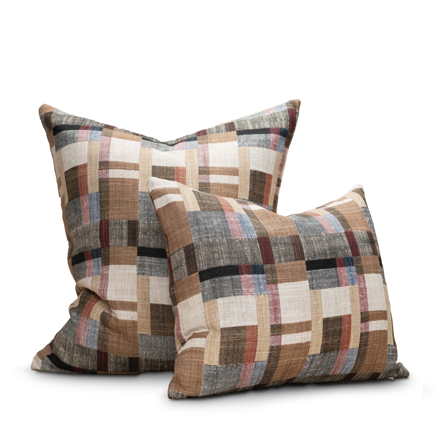Heritage Plaid Patchwork Pillow 20 x 20