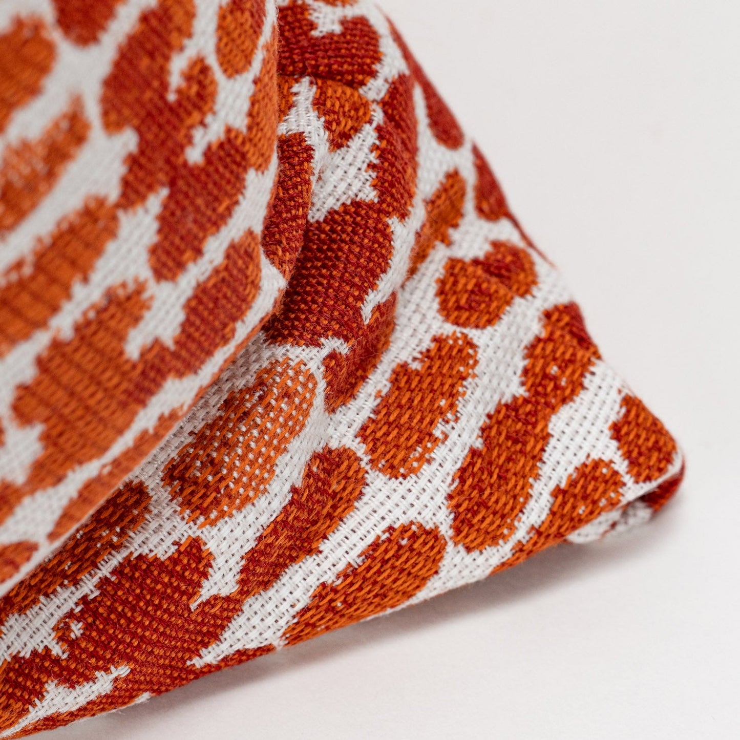 Sunbrella Reach Flame Sienna Orange Outdoor Throw Pillow Cover