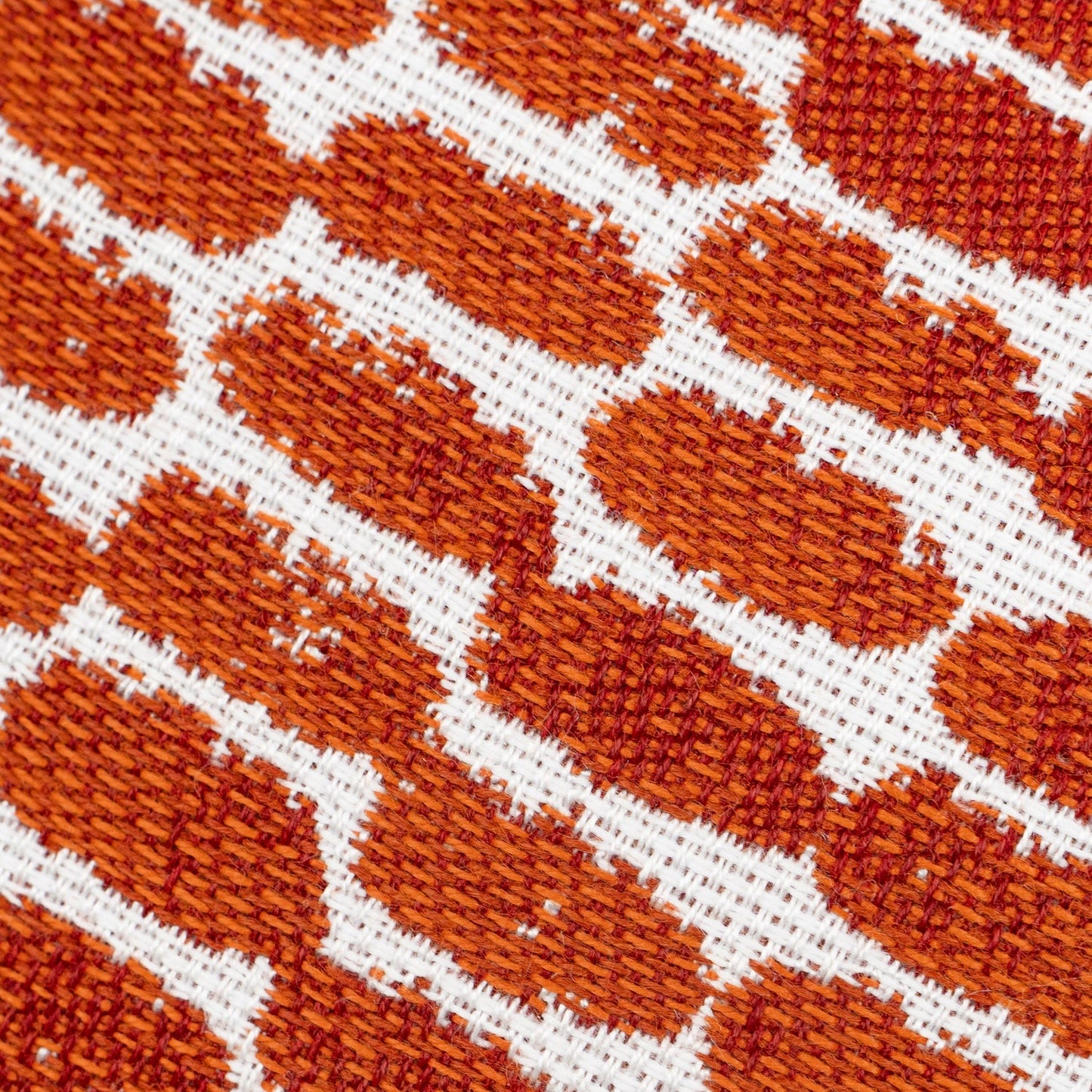Sunbrella Reach Flame Sienna Orange Outdoor Throw Pillow Cover