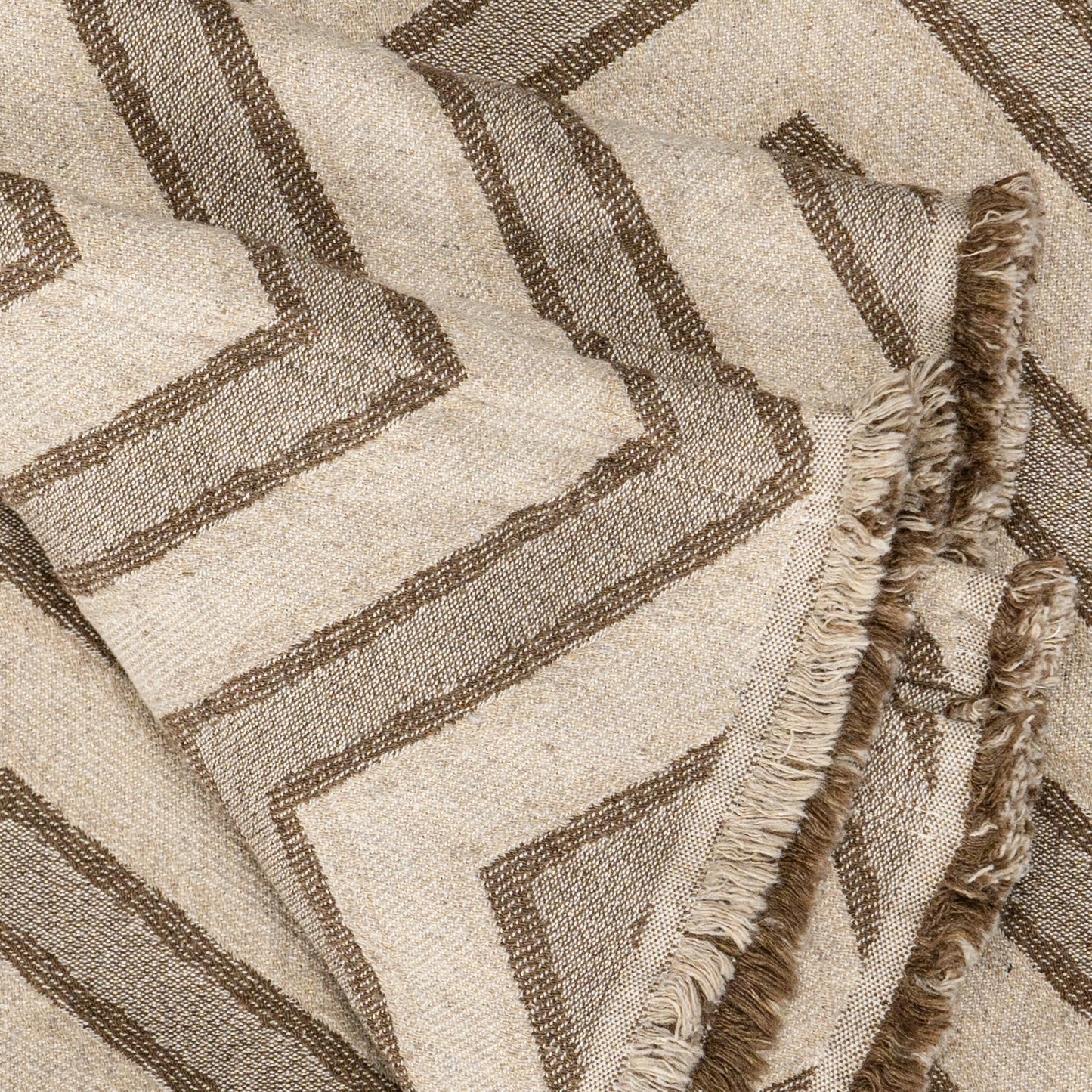 Desert Sand Chevron Throw