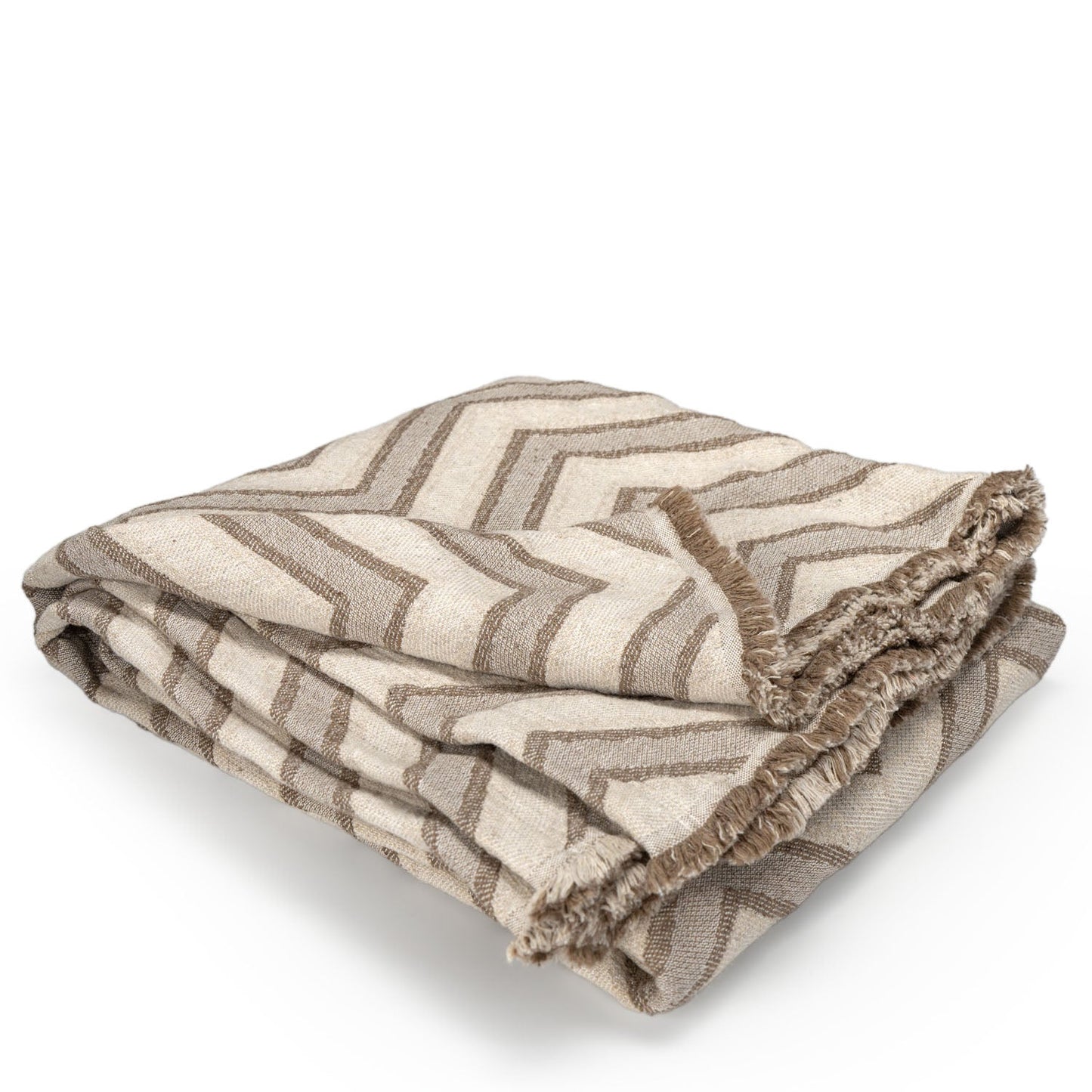 Desert Sand Chevron Throw