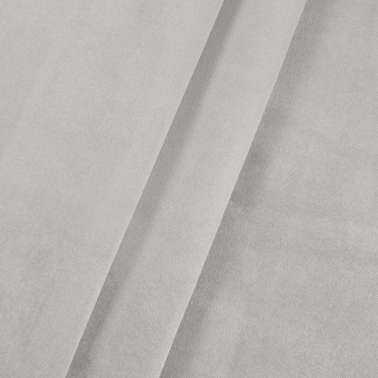 Bella Lush Grey Dove Velvet Fabric