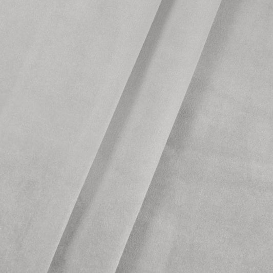 Bella Lush Grey Dove Velvet Fabric