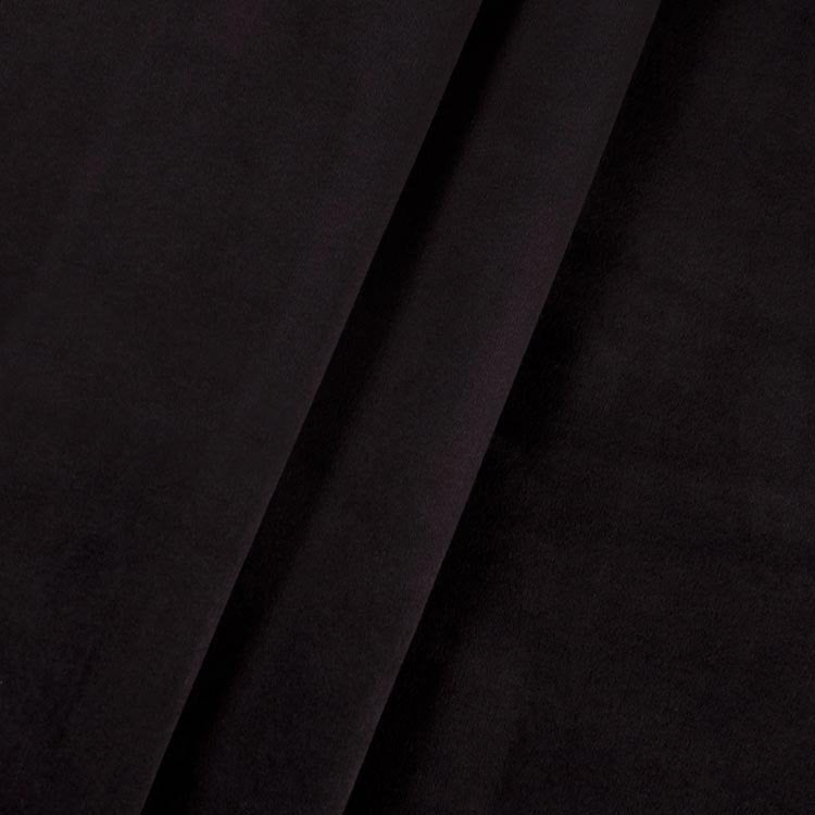Bella Lush Classic Black Velvet Fabric