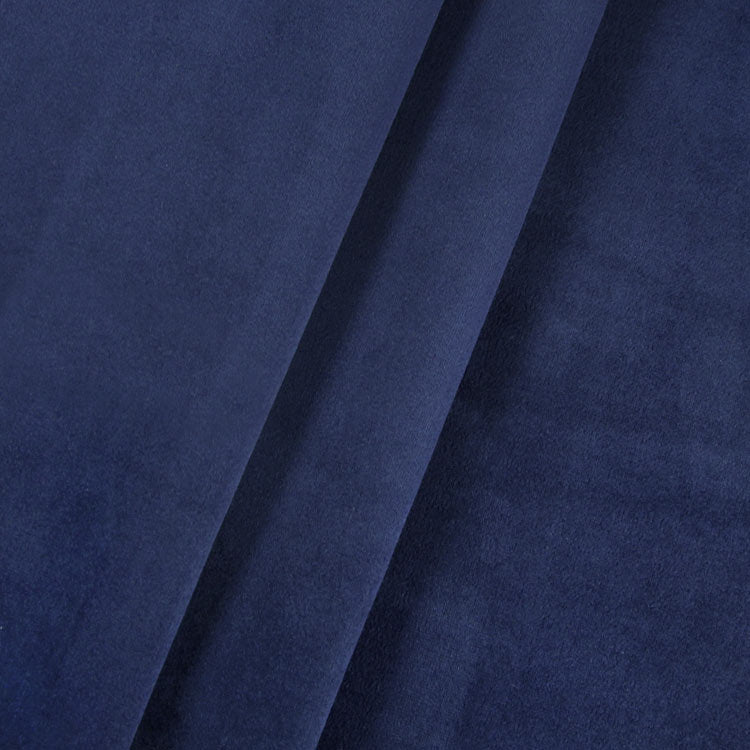 Bella Lush Navy Midnight Velvet Fabric
