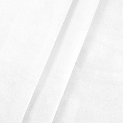 Bella Lush Bright White Velvet Fabric