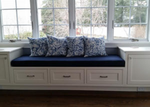 window seat cushions custom