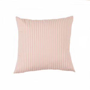 Pink Ticking Stripe Pillow Cover