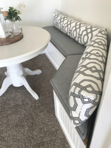 Sunbrella Custom Bench Cushion Home Decor Window Seat / Patio / Breakfast  Nook / Banquette Indoor Outdoor Fabric 5' Wide / 4 Thick 