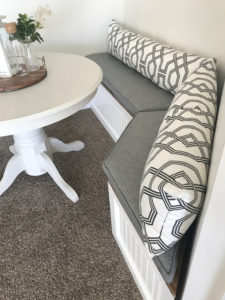 Custom made outlet bench cushions indoor