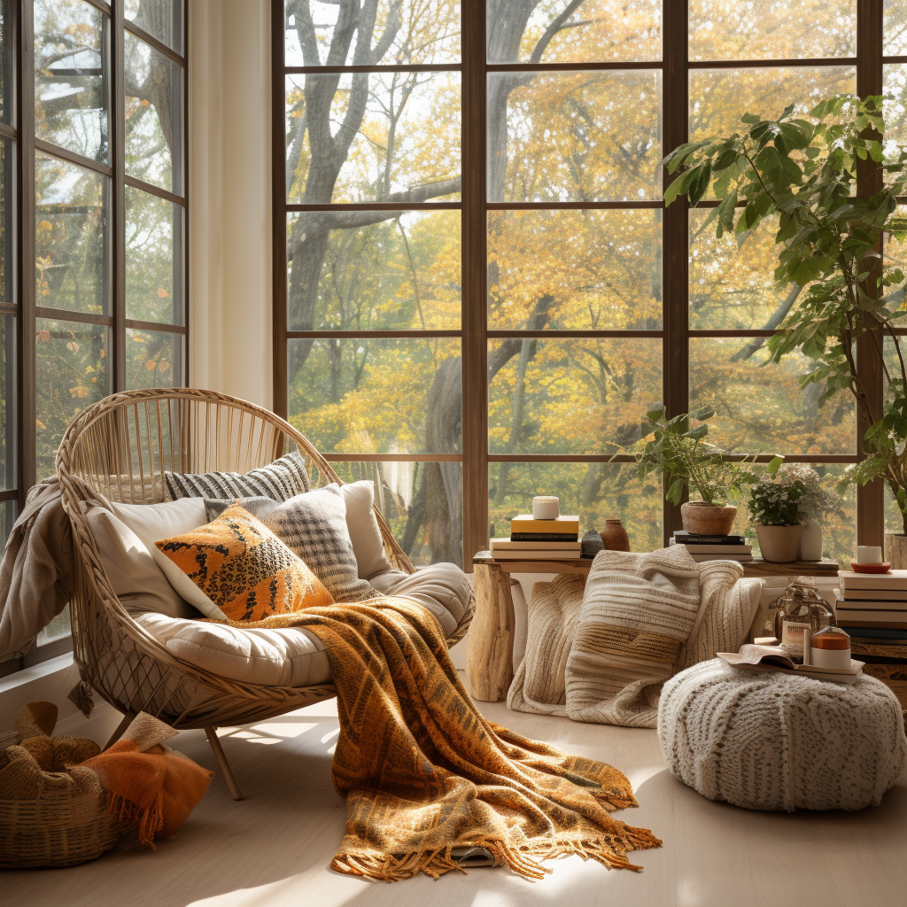 Transitioning Your Home From Summer To Fall A Guide To Cozy   Fall Sitting Room 